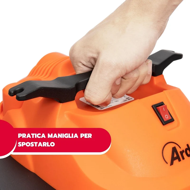 ARDES - AR4A20 ASHPIRO 20 Profession. Aschesauger, 20-l-Behälter, Hepa-Filter und zusätzlicher feuer