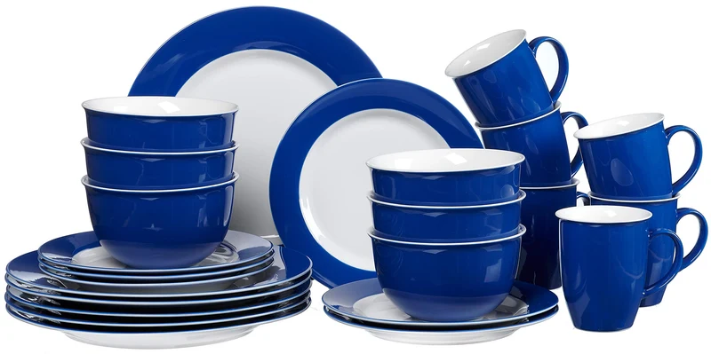 Ritzenhoff & Breker Kombiset Doppio, 24-teilig, Indigo Blau Indigo Blau Kombiset, Indigo Blau Kombis