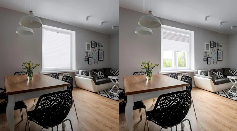 Domdeco Plissee 90x100cm Weiss mit weiss lackierten Alu-Profilen, KlemmFix-Halterung zur Montage ohn