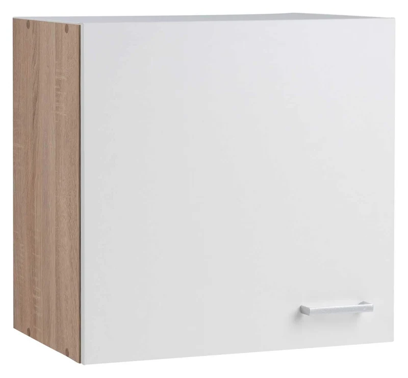 Möbel Jack Küchenschrank Hängeschrank Oberschrank SOLERO 14 | Eiche Sonoma | Weiss | 1 Tür