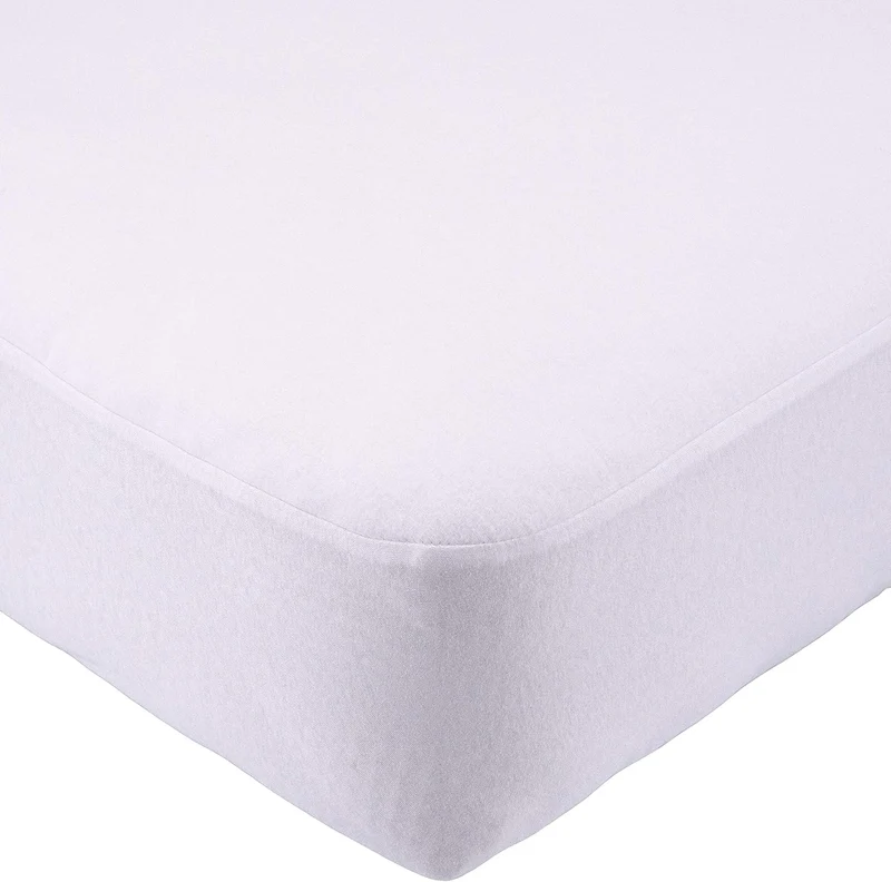 SETEX Kalmuck Spannbetttuch, 180 x 200 cm grosser Matratzenschoner, 100 % Baumwolle, Classic, Weiss,