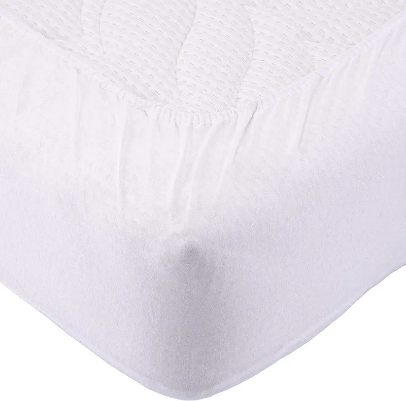 SETEX Kalmuck Spannbetttuch, 180 x 200 cm grosser Matratzenschoner, 100 % Baumwolle, Classic, Weiss,