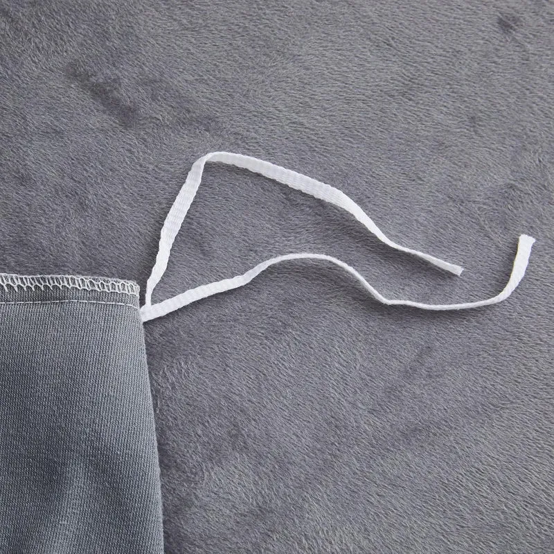 Damier Winter Plüsch Bettwäsche 200x220cm Grau Dunkelgrau Cashmere Touch Warme Bettwäsche Set 3 Teil