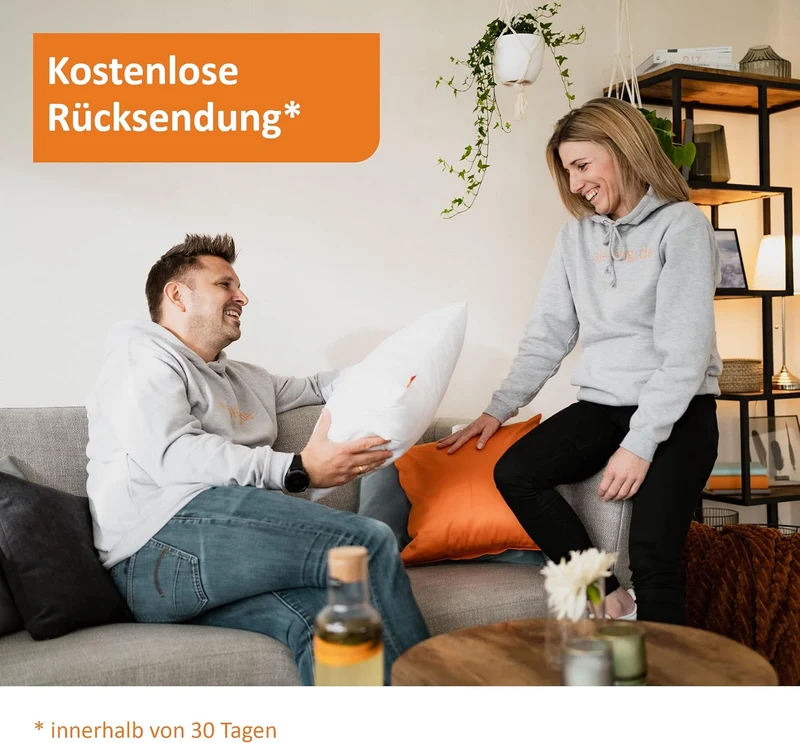 sleepling 192808 Bettwaren Set | Kopfkissen 80 x 80 cm + Winter Bettdecke 155 x 220 cm | warme Winte