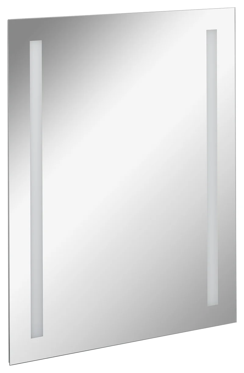 FACKELMANN LED Spiegel linear Mirrors/Wandspiegel mit LED-Beleuchtung/Masse (B x H x T): ca. 60 x 75