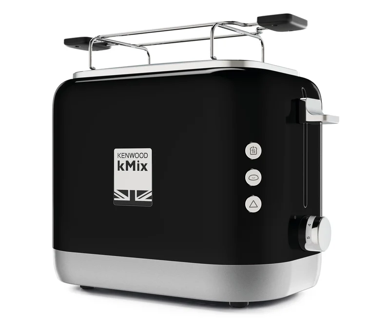 Kenwood kMix TCX751BK Toaste, 2-Schlitz-Toaster (900 W) schwarz, Schwarz