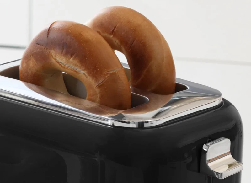 Kenwood kMix TCX751BK Toaste, 2-Schlitz-Toaster (900 W) schwarz, Schwarz