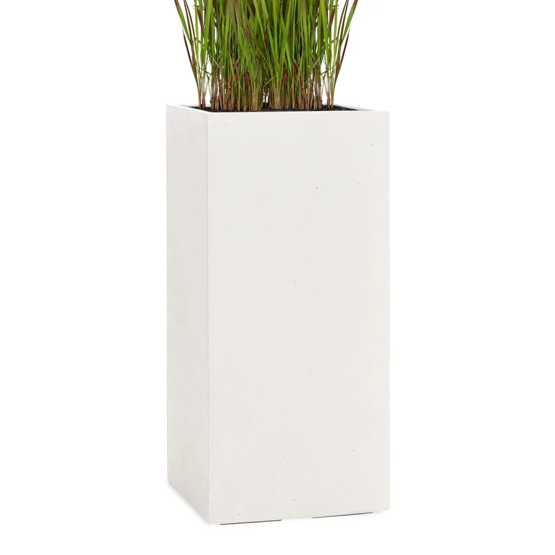 Pflanzwerk® Pflanzkübel Tower Sand 80x40x40cm *Frostbeständiger Blumenkübel* *UV-Schutz* *Qualitätsw