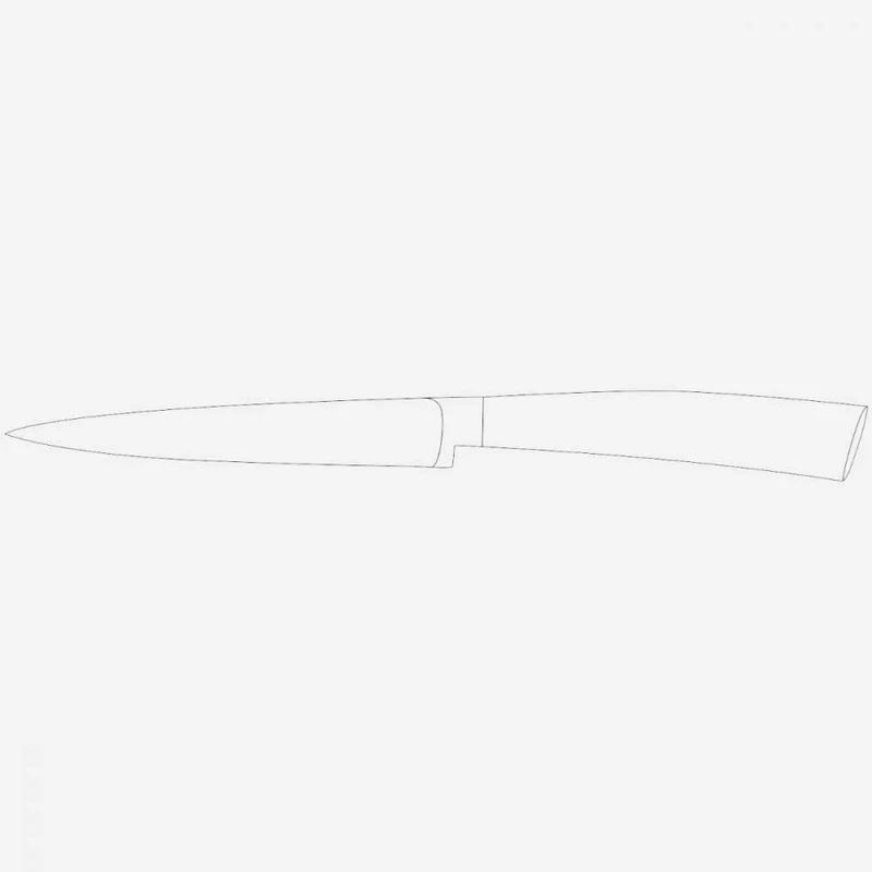 Van Berkel - Filetiermesser - Elegance Serie | Klingenlänge: 21 cm | Griff: Schwarz Glanz|*Blisterve