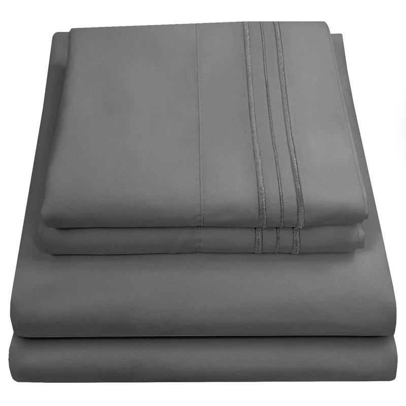 Sweet Home Collection, Fadenzahl 2129, weiche ägyptische Qualität, gebürstete Mikrofaser Laken – Lux