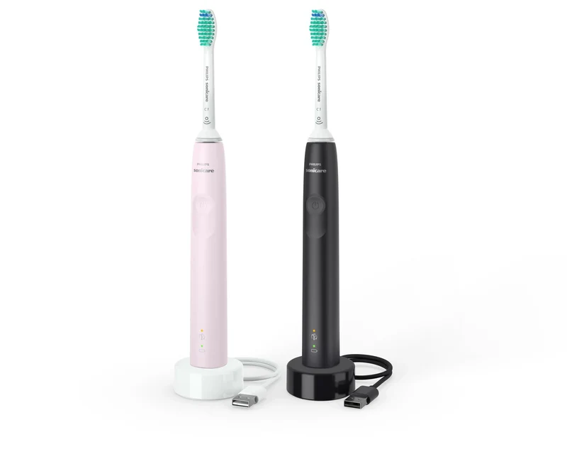 Philips 3100 Series HX3675/15 2x Elektrische Schallzahnbürsten