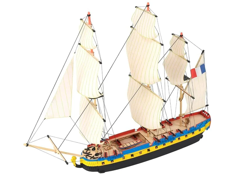Artesanía Latina - Holzmodellschiff - Easy Kit französische Fregatte, Hermione La Fayette - Modell 1
