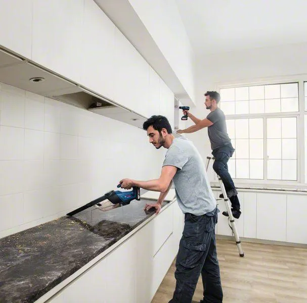 Bosch GAS Akku-Sauger 18V-1 Professional - Trocken - Filterung - 600 l/min - Beutellos - Schwarz - Blau - Rot - Durchscheinend - 0,7 l