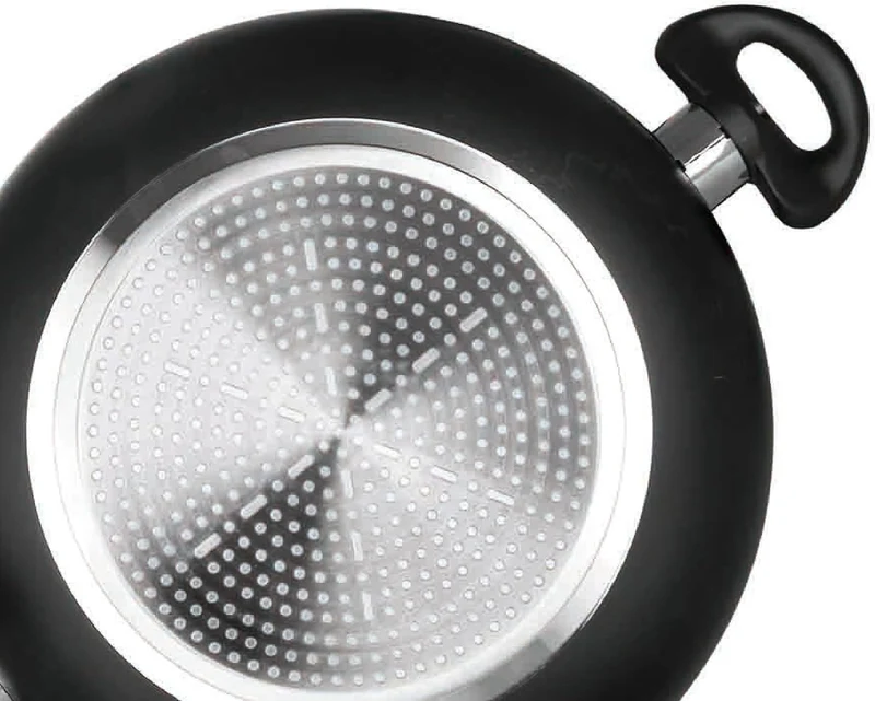 IBILI - Bratpfanne mit 2 Griffen Inducta, 36 cm, Aluminium, Anti-Haft, geeignet für Induktion 36 cms
