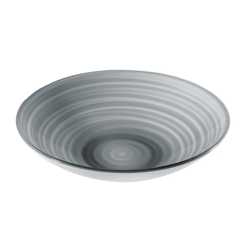 Guzzini - Twist, Schale/Obstplatte - Himmelgrau, Ø 37 X h8,5 cm | 4600cc - 10870092 One Size Grau, O