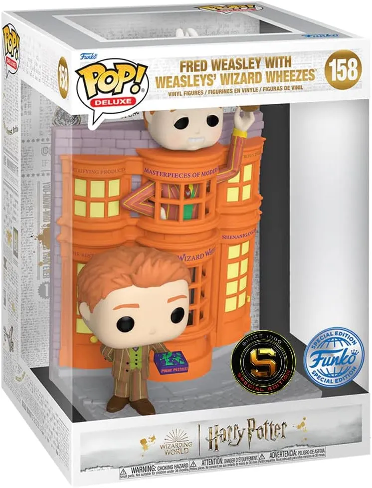 Funko! POP Deluxe Excl HP Wizard Wheezes w/Fred