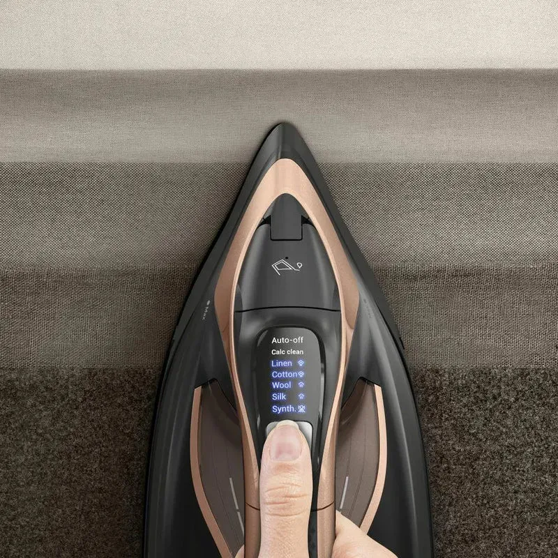 TEFAL Ultimate Power Pro FV9E50 Dry & Steam iron Durilium AirGlide Autoclean soleplate