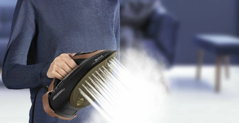 TEFAL Ultimate Power Pro FV9E50 Dry & Steam iron Durilium AirGlide Autoclean soleplate