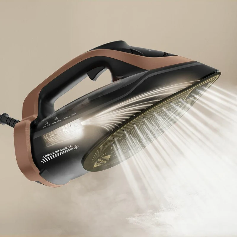 TEFAL Ultimate Power Pro FV9E50 Dry & Steam iron Durilium AirGlide Autoclean soleplate