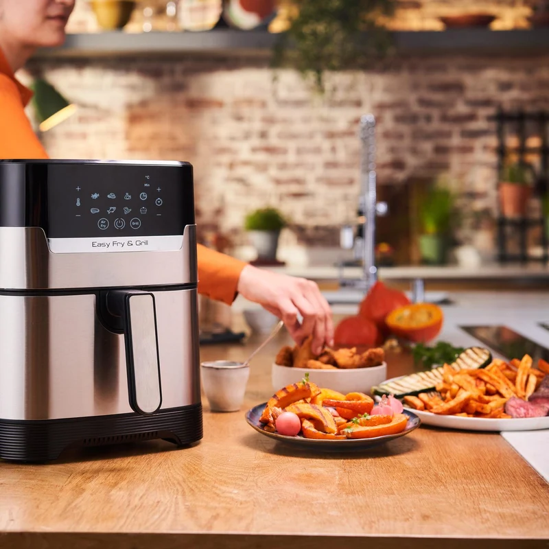 TEFAL Easy Fry & Grill EY505D15 - Heißluftfritteuse/Grill - 4.2 Liter