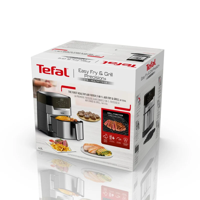 TEFAL Easy Fry & Grill EY505D15 - Heißluftfritteuse/Grill - 4.2 Liter