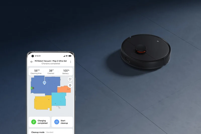 Xiaomi Mi Robot Vacuum-Mop 2 Ultra - Staubbeutel - Schwarz - Rund - 4 l - Laser - 3D Smart Navigation
