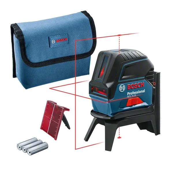 Bosch Professional Kreuzlinienlaser GCL 2-15 mit Halterung
