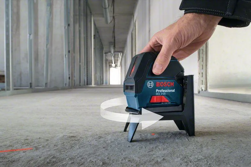 Bosch Professional Kreuzlinienlaser GCL 2-15 mit Halterung