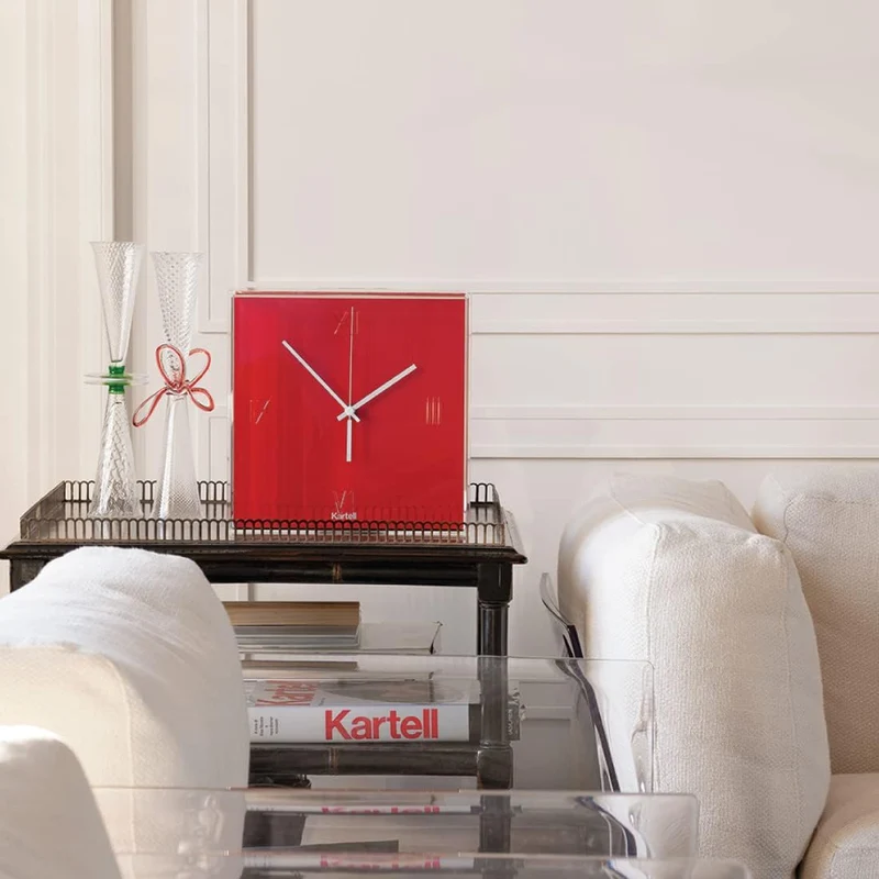 Kartell Tic und Tac, Wall Clock, Gold Metallictöne Oro, Oro