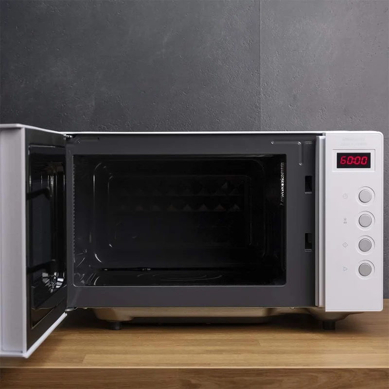 Cecotec Mikrowelle ohne Platte GrandHeat 2000 Flatbed White. Fassungsvermögen 20 Liter, Leistung 700
