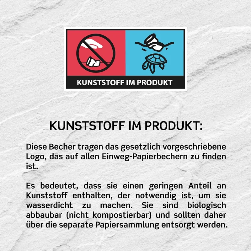 ArcadeCUP 1000 Kaffeebecher aus Papier, 65 ml, umweltfreundlich, biologisch abbaubar, Einwegbecher,