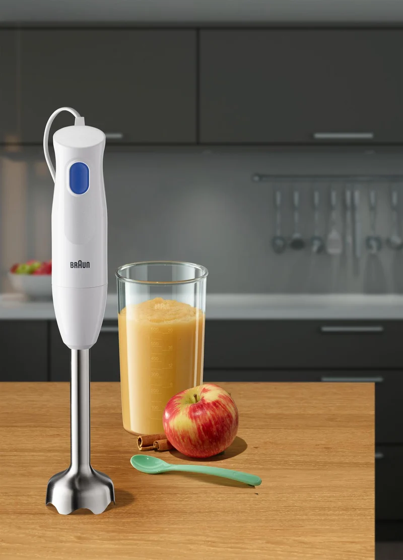 Braun 450W 1 snelheid RVS staafmixervoet Easy-Twist systeem 600ml