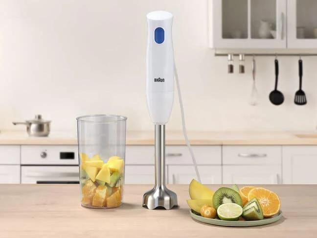 Braun 450W 1 snelheid RVS staafmixervoet Easy-Twist systeem 600ml