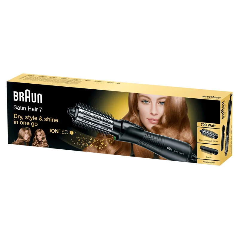 Braun Satin Hair 7 AS720 - Heißluftbürste - Schwarz - 2 m - 700 W