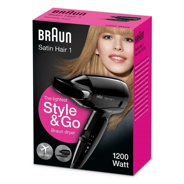 Braun HD 130 Haartrockner Satin Hair 1