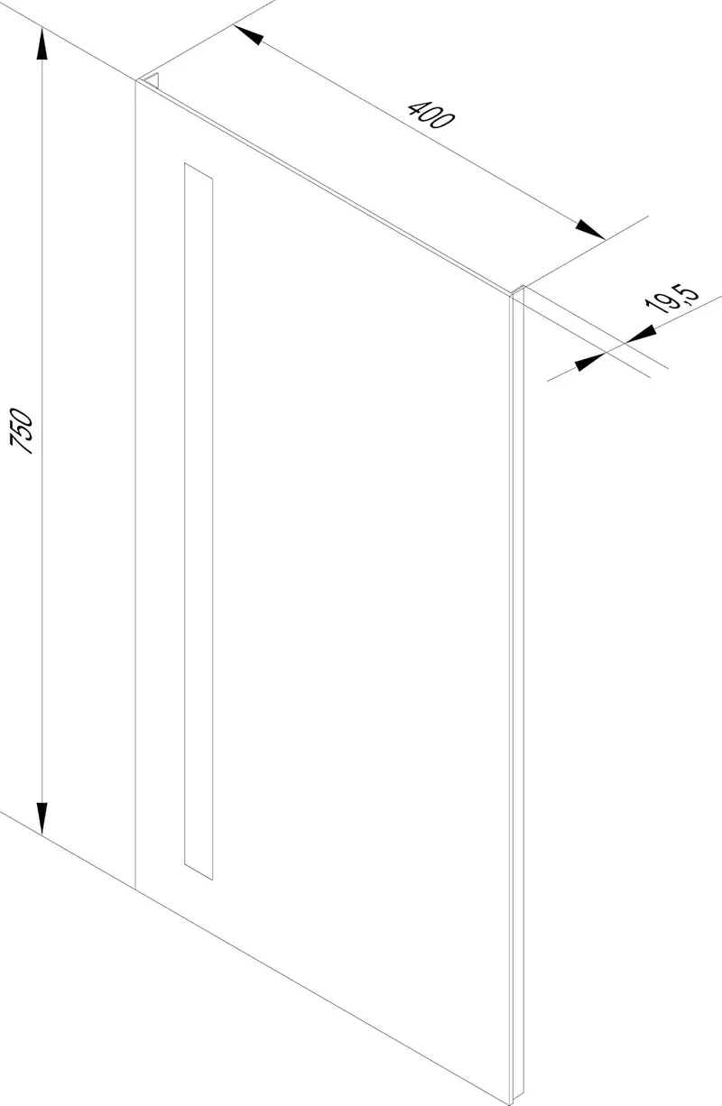FACKELMANN LED Spiegel linear Mirrors/Wandspiegel mit LED-Beleuchtung und Ambientelicht/Masse (B x H