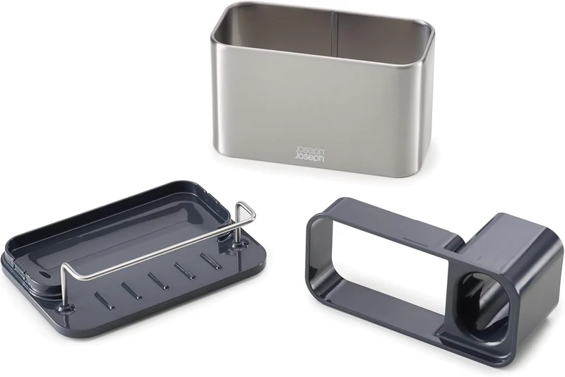 Joseph Joseph Surface - Utensilientöpfe Spülbeckenablage, Utensilientöpf mit Schwamm, Bürste und Spü