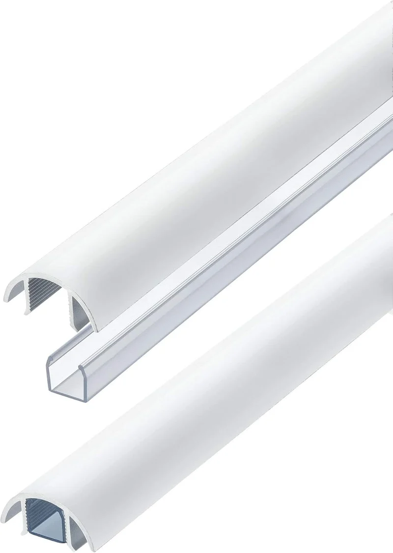 Mini Design Aluminium Kabelkanal für z.B. Lautsprecher - 30mm breit von ALUNOV (Länge: 100cm, Weiss