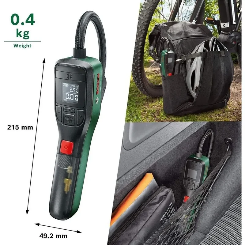 Bosch elektrische Fahrradpumpe/Luftpumpe/Mini Kompressor EasyPump