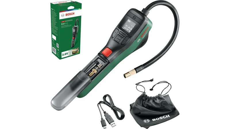 Bosch elektrische Fahrradpumpe/Luftpumpe/Mini Kompressor EasyPump