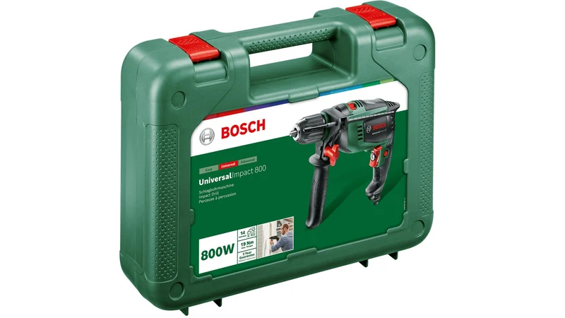 Bosch UniversalImpact 800 - Handbohrmaschine - Ohne Schlüssel - 3000 RPM - 3 cm - 1,2 cm - 1,4 cm