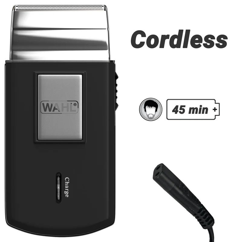 Wahl 03615-1016 - Folienschaber - 0,4 mm - Schwarz - Silber - Wechselstrom/Batterie - Nickel-Metallhydrid (NiMH) - 45 min