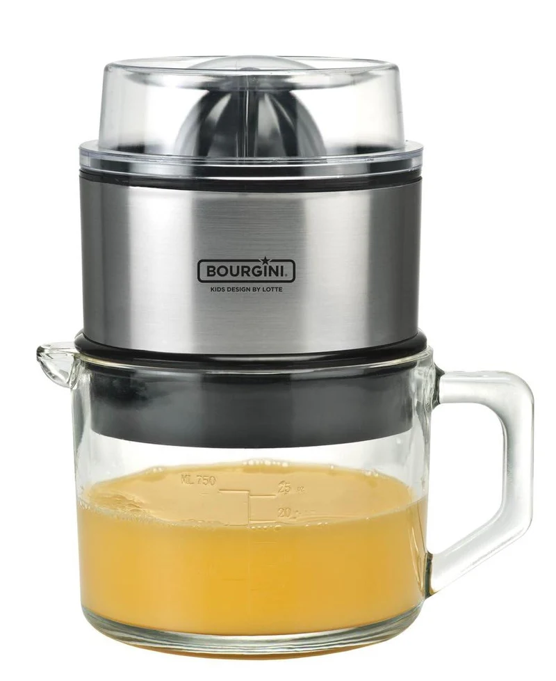 Bourgini Lotte Juicer Deluxe | Orangenpresse | Elektrische Zitruspresse | Entsafter Hebel Fruchtpres
