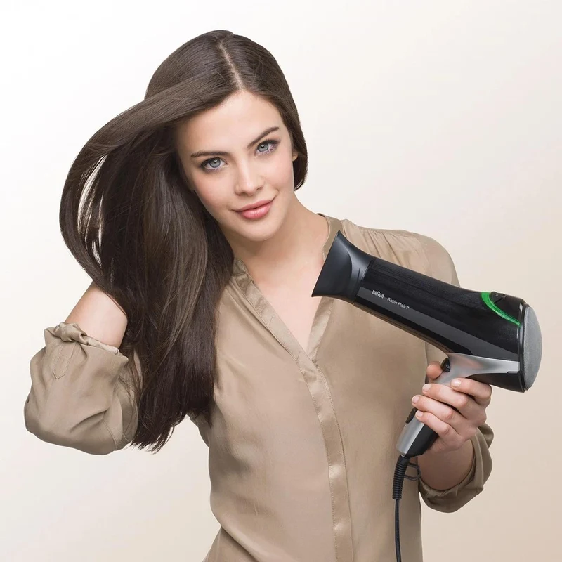 Braun HD710 - 70 °C - Schwarz - Silber - Monochromatisch - Hängeschlaufe - Tasten - Schieber - 2200 W