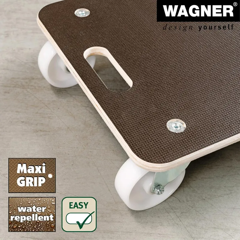 Wagner Transporthilfe MM 1614 I 59 x 39 x 13,5 cm - 400 kg Tragkraft - für schwer beladene Kisten, G