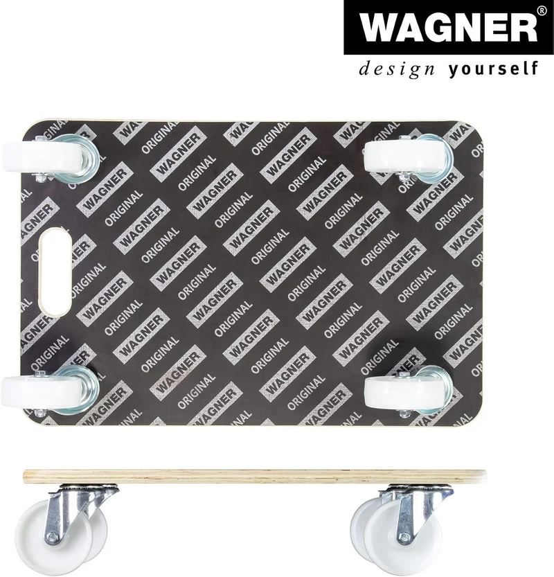 Wagner Transporthilfe MM 1614 I 59 x 39 x 13,5 cm - 400 kg Tragkraft - für schwer beladene Kisten, G