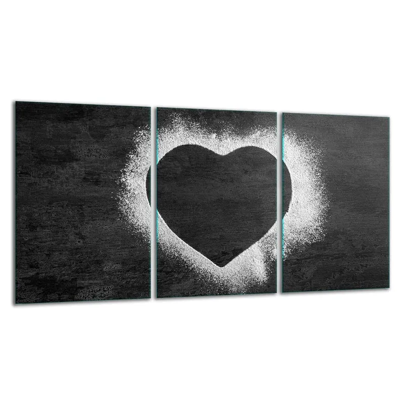 TMK | Herdabdeckplatten ceranfeld 3 Teilig 30x52 cm | Ceranfeldabdeckung Küche Elektroherd Induktion