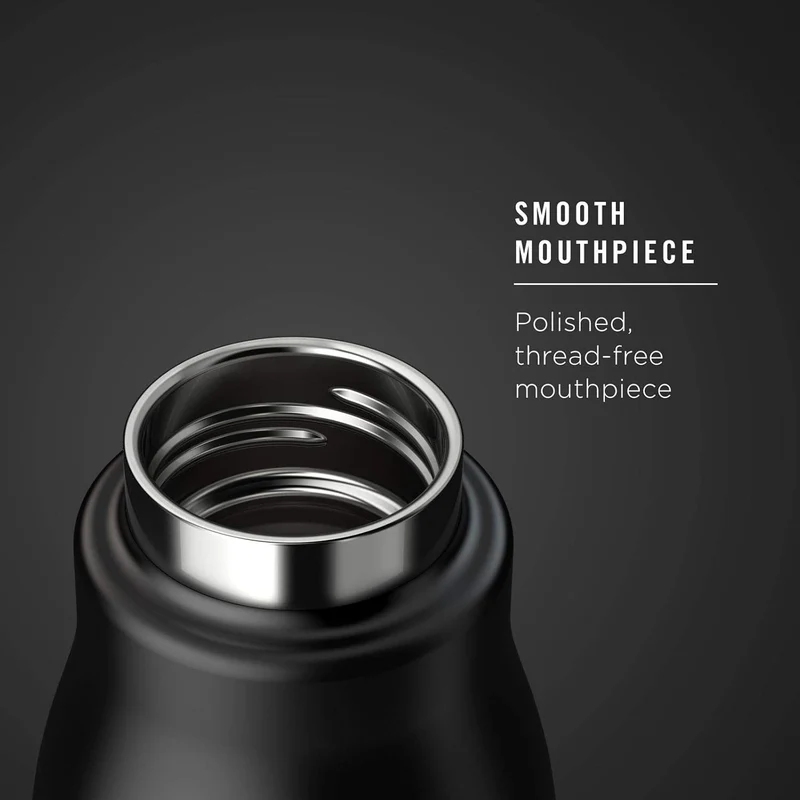 Zoku - Edelstahl Trinkflasche M 500ml Modern Calligraphy