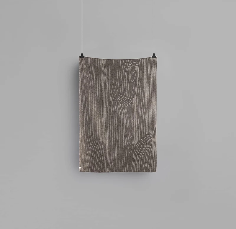 RØROS TWEED - Skog - Wolldecke aus norwegischer Lammwolle - Design von Anderssen & Voll - Deckenmass