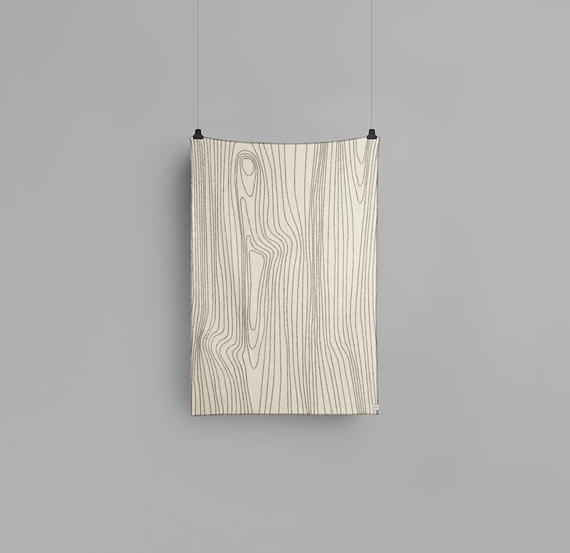 RØROS TWEED - Skog - Wolldecke aus norwegischer Lammwolle - Design von Anderssen & Voll - Deckenmass